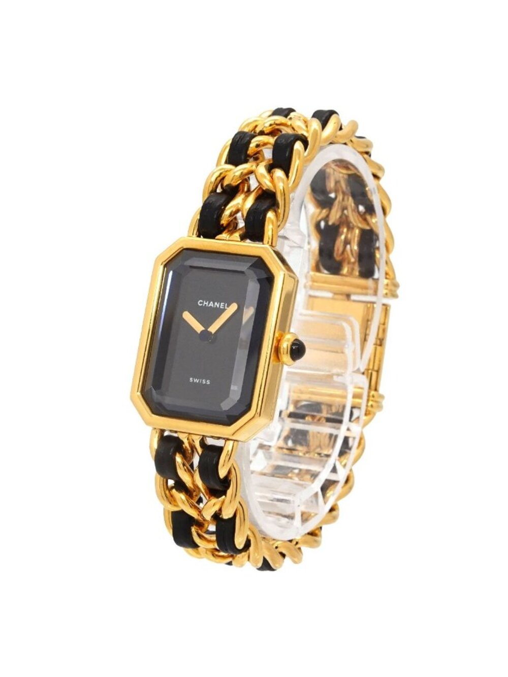 Chanel Premiere M Vintage Watch Black Gold - Picture 2 of 6